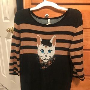ModCloth cat sweater/tunic